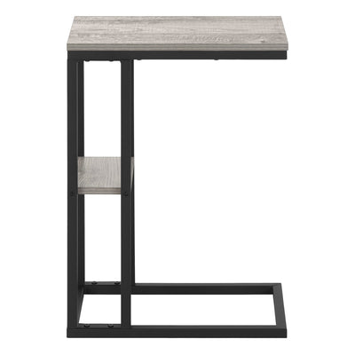 Accent Table - 25"H / Grey / Black Metal - I 3671