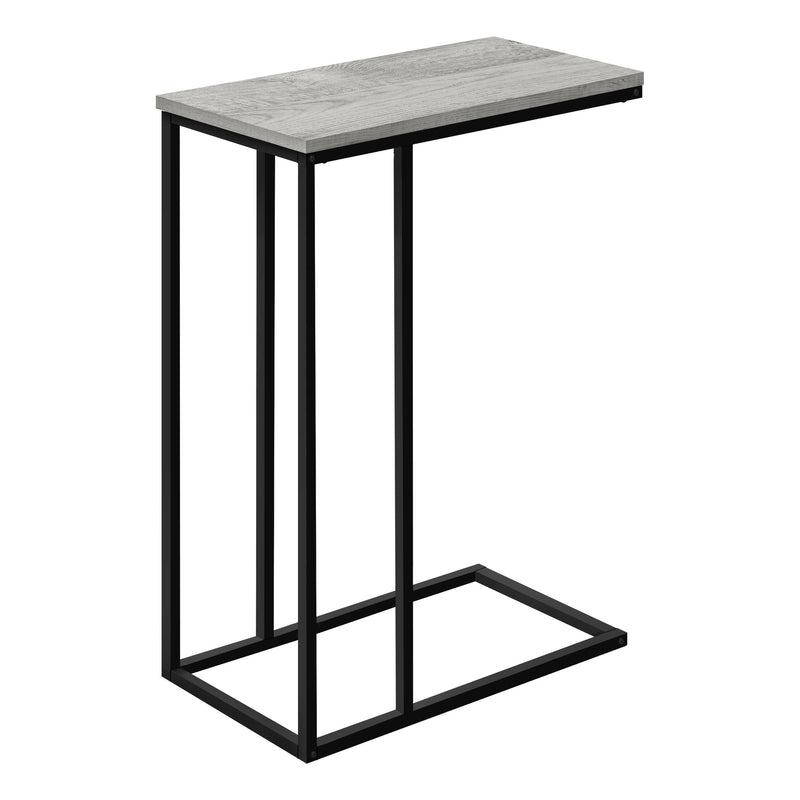 Accent Table - 25"H / Grey / Black Metal - I 3762