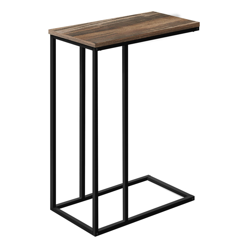 Accent Table - 25"H / Brown Reclaimed / Black Metal - I 3764