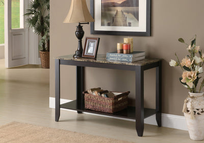 Accent Table - 44"L / Cappuccino Marble Top - I 7983S