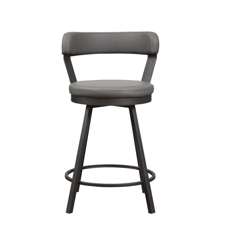 Appert Collection Swivel Counter Height Chair, Gray - MA-5566-24GY