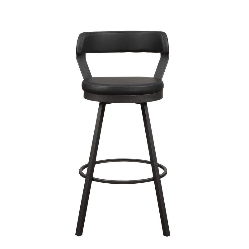 Appert Collection Swivel Pub Height Chair, Black - MA-5566-29BK