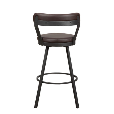 Appert Collection Swivel Pub Height Chair, Brown - MA-5566-29BR
