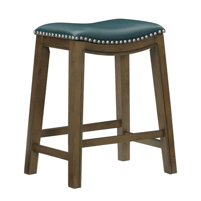 Green counter height stool