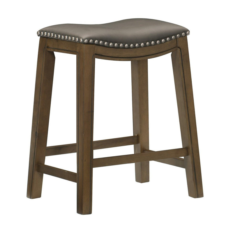 Grey counter height stool