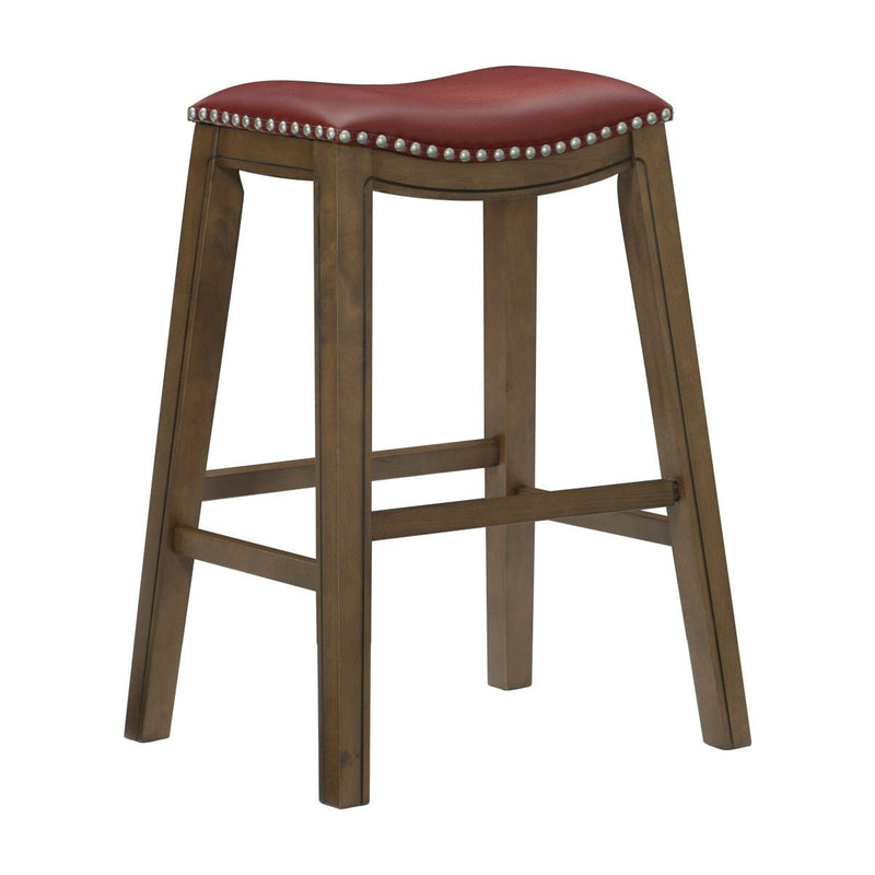 Modern red bar stool