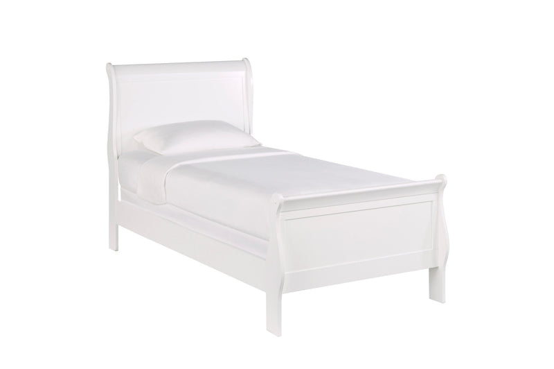 Mayville White Bedroom Collection Bed - BO-LP-DB-W / MA-2147FW