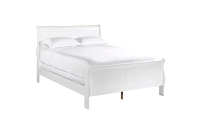 Mayville White Bedroom Collection Bed - BO-LP-KB-W / MA-2147KW