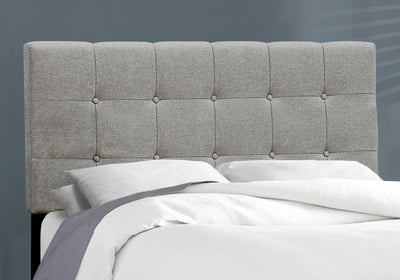 Bed - Full Size / Grey Linen - I 5920F
