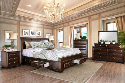 Milton Cherry Brown Bedroom Collection