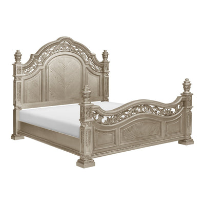 Catalonia Platinum Gold Bedroom Collection - MA-1824PG-7PcsK