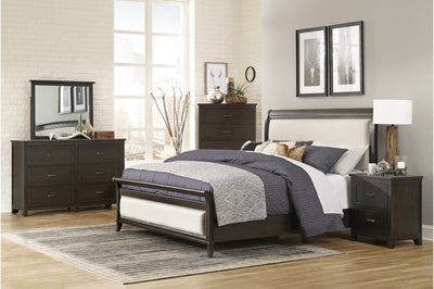 Hebron Upholstered Bedroom Collection - MA-1923NB-5pcs