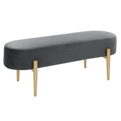 Grey Cara Collection Accent Bench - MA-1139GY-14