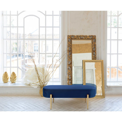 Navy Cara Collection Accent Bench
