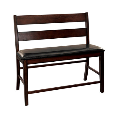 Mantello Collection Counter Height Bench with Back - MA-5547-24BH