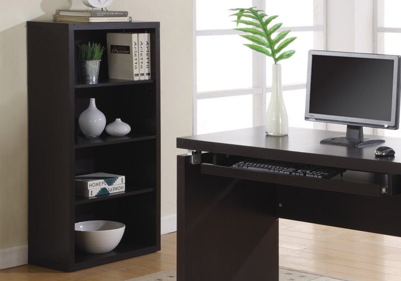 Bookcase - 48"H / Cappuccino With Adjustable Shelves - I 7005