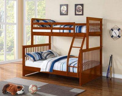 Splittable Honey Solid wood Twin/Double Bunkbed - IF-B-122-H
