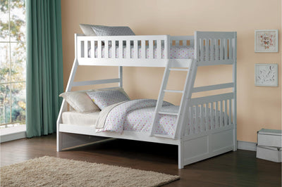 Single/Double Bunkbed with Chest and Night Stand Options - MA-B2053TFW