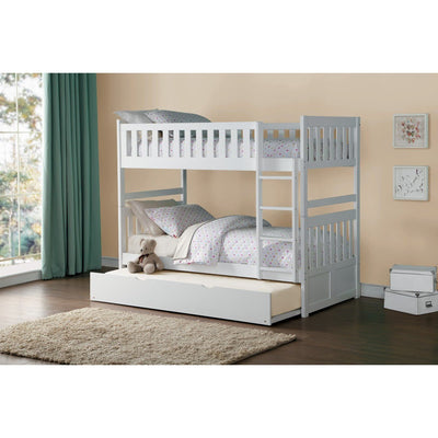 Single/Single Bunkbed with Chest and Night Stand Options - MA-B2053W+MA-B2053W-R