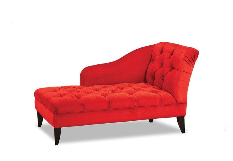Right / Left Arm Facing Velvet-Style Fabric Chaise - R-854