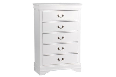 Mayville White Bedroom Collection Chest - MA-2147W-9