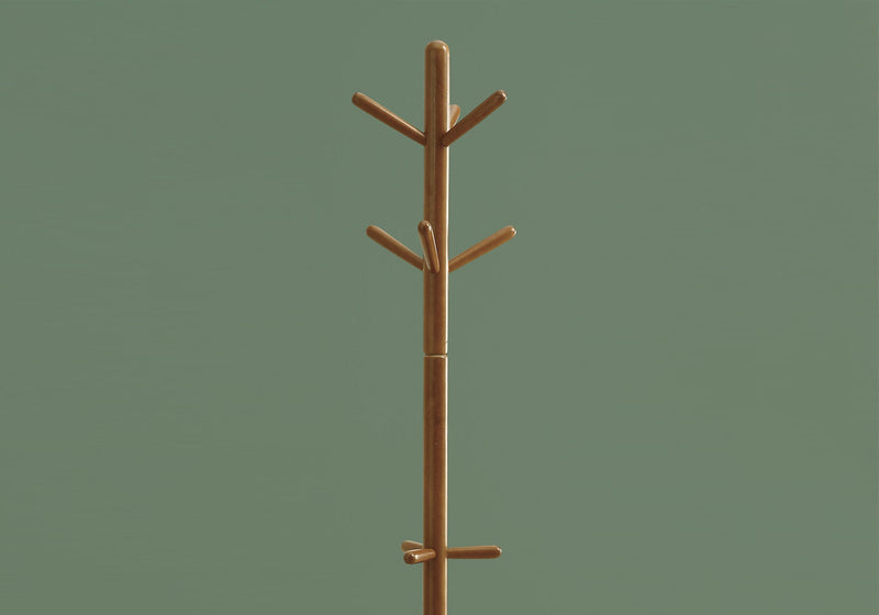 Coat Rack - 69"H / Oak Wood Contemporary Style - I 2003