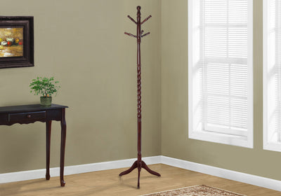 Coat Rack - 72"H / Cherry Solid Wood Traditional Style - I 3058