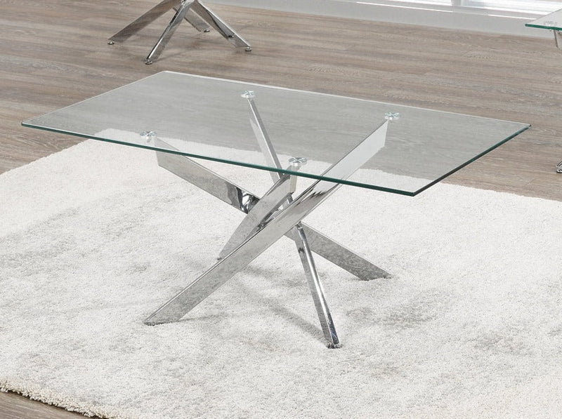 Twisting Stainless Steel Coffee Table - IF-2576-C