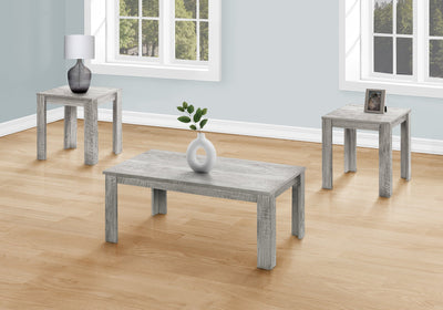 Coffee Table Set - 3Pcs Set / Industrial Grey - I 7860P