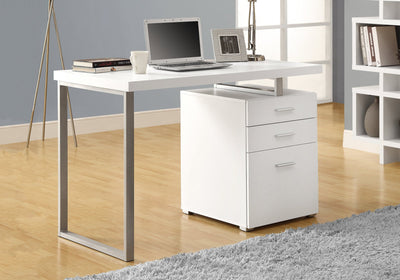 Computer Desk - 48"L / White Left Or Right Facing - I 7027