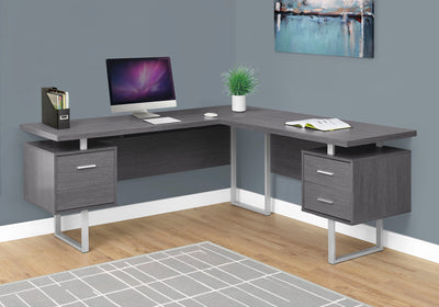 Computer Desk - 70"L / Grey Left Or Right Facing - I 7306
