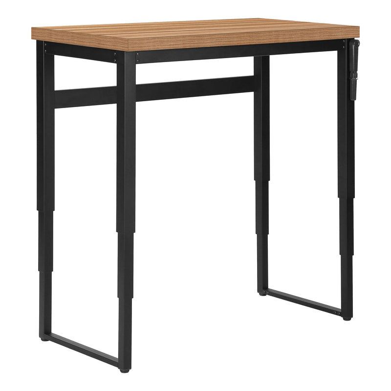 Computer Desk - 48"L / Reclaimed Wood / Adj.Height/ Black - I 7677