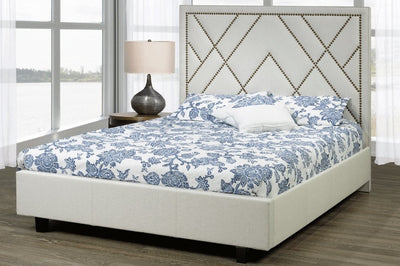 Elegantly designed bed with Art Decor Aesthetic - R-157-D-HB