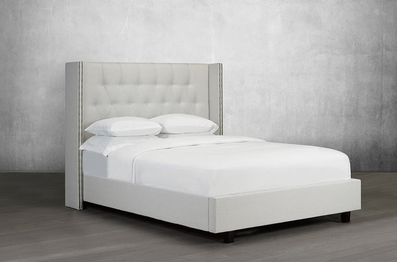 The Perfect Bed With A Modern Wing-back Headboard Design - R-166-D-HB