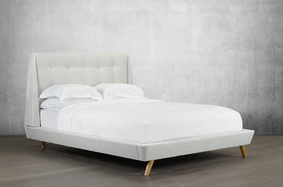 Canadian Made Bed with Scandinavian Design Influence - R-173-D-HB/B