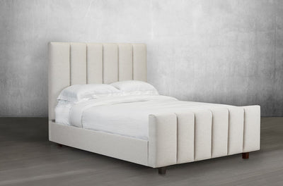 Luxurious Customizable Bed Featuring Over-stuffed DeepTufted Panels - R-182-D-HB/B