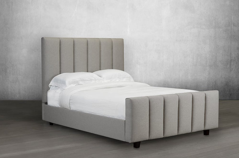 Luxurious Customizable Bed Featuring Over-stuffed DeepTufted Panels - R-182-D-HB/B