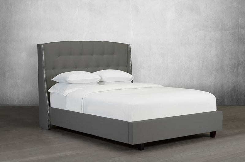 Dramatically styled bed with High profile Headboard - R-194-D-HB