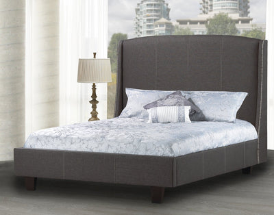 Handsome Bed with inset Trim between Wings - R-197-D-HB