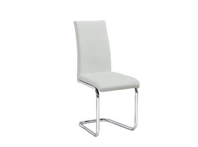 White Bonded Leather Hovering Chair - IF-C-1872