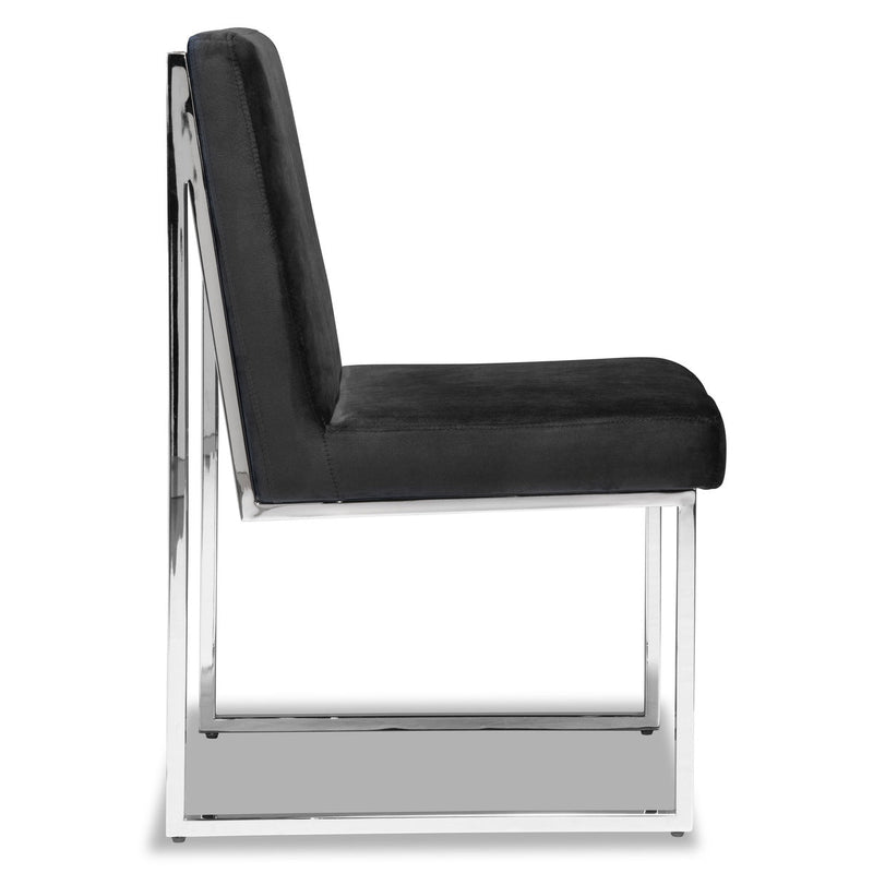 Amorra Black Side Chair - MA-3657BK-S