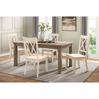 Janina Collection White Side Chair - MA-5516WTS