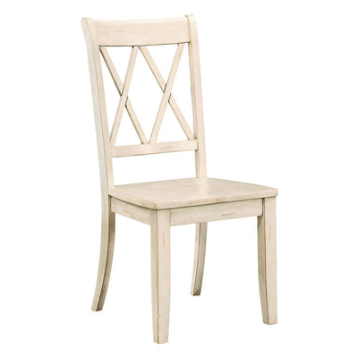 Janina Collection White Side Chair - MA-5516WTS