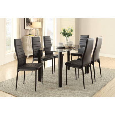 Florian Collection Black Dining Chair - MA-5538BKS