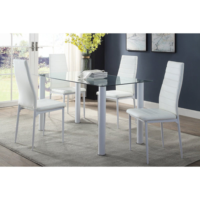 Florian Collection White Dining Chair - MA-5538WS