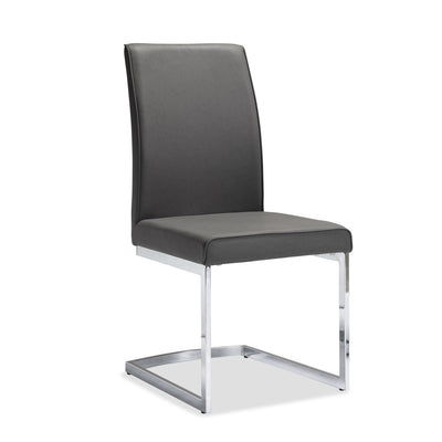 Shirelle chair in Grey Leatherette - MA-6826S-GY