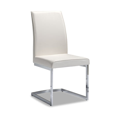 Shirelle chair in White Leatherette - MA-6826S-WT