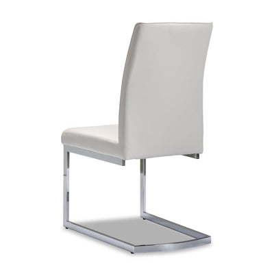 Shirelle chair in White Leatherette - MA-6826S-WT