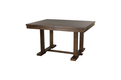 Light Rustic Ash Contemporary Dining Table W/butterfly leaf - 5614-72