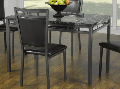 Grey Faux Marble Dining Table - IF-T-1230